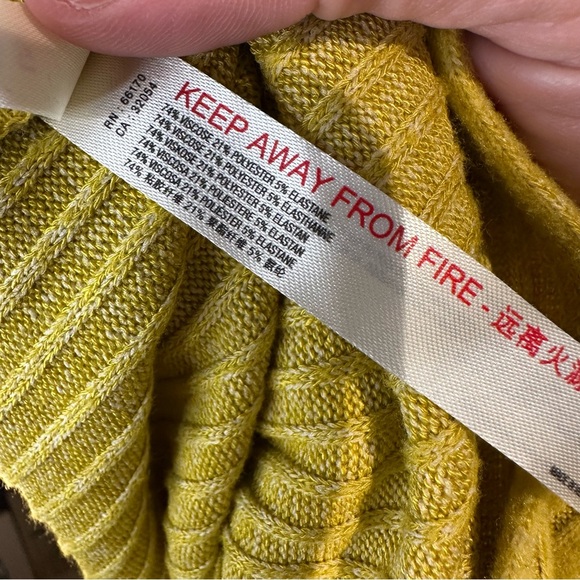 ANTHROPOLOGIE SATURDAY SUNDAY Size S Dress Midi Maxi Sweater Ribbed Knit Maria - Picture 14 of 16